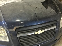 シボレーMW 錆修理！リヤフェンダー錆補修＆中古ボンネット交換塗装