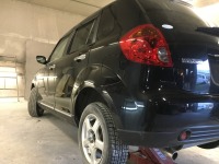 マツダベリーサ リアフェンダーのサビ補修完了です。