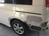 トヨタアイシス 左スライドドア/リアフェンダーキズ/凹み追加修理！