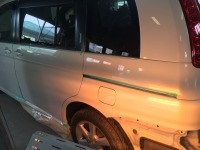 トヨタアイシスのキズ凹み/割れ修理！塗装組み付けし本日完成！