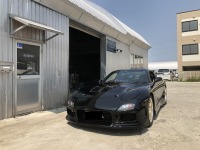 RX7FD3S  フロント事故修理  社外ヘッドライトキット持ち込み交換♫