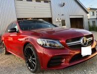 メルセデスベンツ AMG Cクラスワゴン  ご希望のカラーでキャリパーペイント完了しました♫