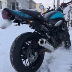 kawasakiZ900RS完成したパーツをDIYで取付！  写真を送ってくださいました♫