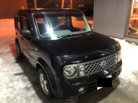 Sさま日産キューブ  ユーザー車検無事合格！追加でエアコンから風が出ない⁈点検します♪