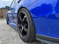 HさまのスバルWRX  フェンダーに当たってタイヤがベロベロ！フェンダー爪折りのご依頼です♪