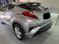 単独事故修理 トヨタC-HRのリア廻り修理