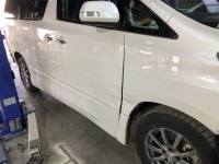 単独事故修理 20ヴェルファイア リサイクルパーツを使用して低予算修理