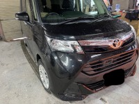 リサイクルパーツ使用 トヨタタンク ベッコリ凹んだドアの交換修理