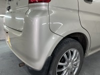 ホンダライフのキズがついたリア廻り修理完了