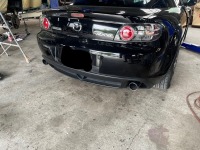 持ち込みパーツ取り付け依頼 マツダRX-8 社外マフラー交換