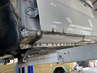 ランサーエボリューションⅣの下廻りサビリフレッシュ修理