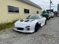 TさまのRX7 FD3S  タイヤハウスの拡大加工でご来店♪