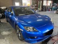 マツダ RX-8  こだわりの色変え全塗装依頼