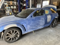 マツダRX-8 カスタムオールペイント依頼外装分解パーツ塗装開始