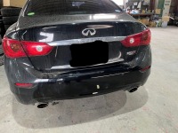 日産スカイライン ぶつけてしまい傷つけた箇所の部分修理依頼