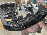 マツダCX5  フロントバンパーを擦ってしまい修理でご入庫♪