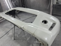 スズキスペーシア 持ち込みにて中古フロントバンパー塗装依頼