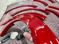 スズキスイフトスポーツ  トラスト製フェンダーガーニッシュペイントのご依頼です♪