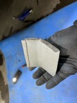 日産セレナ  ステップに発生したサビをカットし部分的に板金完了♪