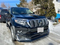 トヨタランドクルーザープラド  モデリスタフロントスポイラー割れ修理完了♪