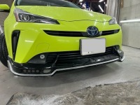 Kさまのトヨタプリウス  rowen製FRPフロントリップ  塗装取付のご依頼です♪