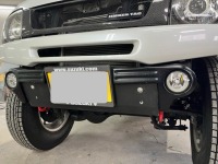 Kさまのjb23ジムニー 社外バンパーリフレッシュとワイルドグース製 アシストグリップ取付のご依頼♪