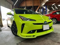 トヨタプリウス rowenリップスポイラーとリアスポイラー塗装完了♪