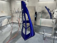 Fさまのハーレーダビッドソン  フロントチンスポイラー  割れ修理のご依頼です♪