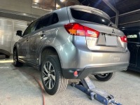 三菱RVR  冬準備ギリギリセーフ⁈  スタッドレスタイヤ交換でご来店♪