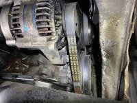コペンオルタネーターベルト切れ！ベルト類一式交換！