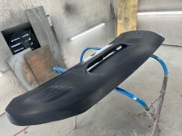 三菱デリカd5  エルフォード製FRPボンネット塗装のご依頼です♪