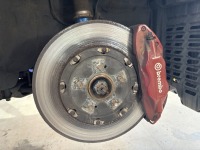 ランサーエボリューションⅩの劣化したディスクローター＆ブレーキパッドをディクセル製に新品交換ご依頼