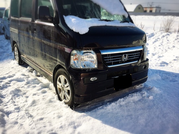 ホンダバモスターボ スピンして雪山へ衝突 先ずはお見積りでお預かり 傷 錆 凹み 事故修理 自動車板金塗装専門店 北海道札幌市 株 ラルフ札幌店 Do Blog ドゥブログ