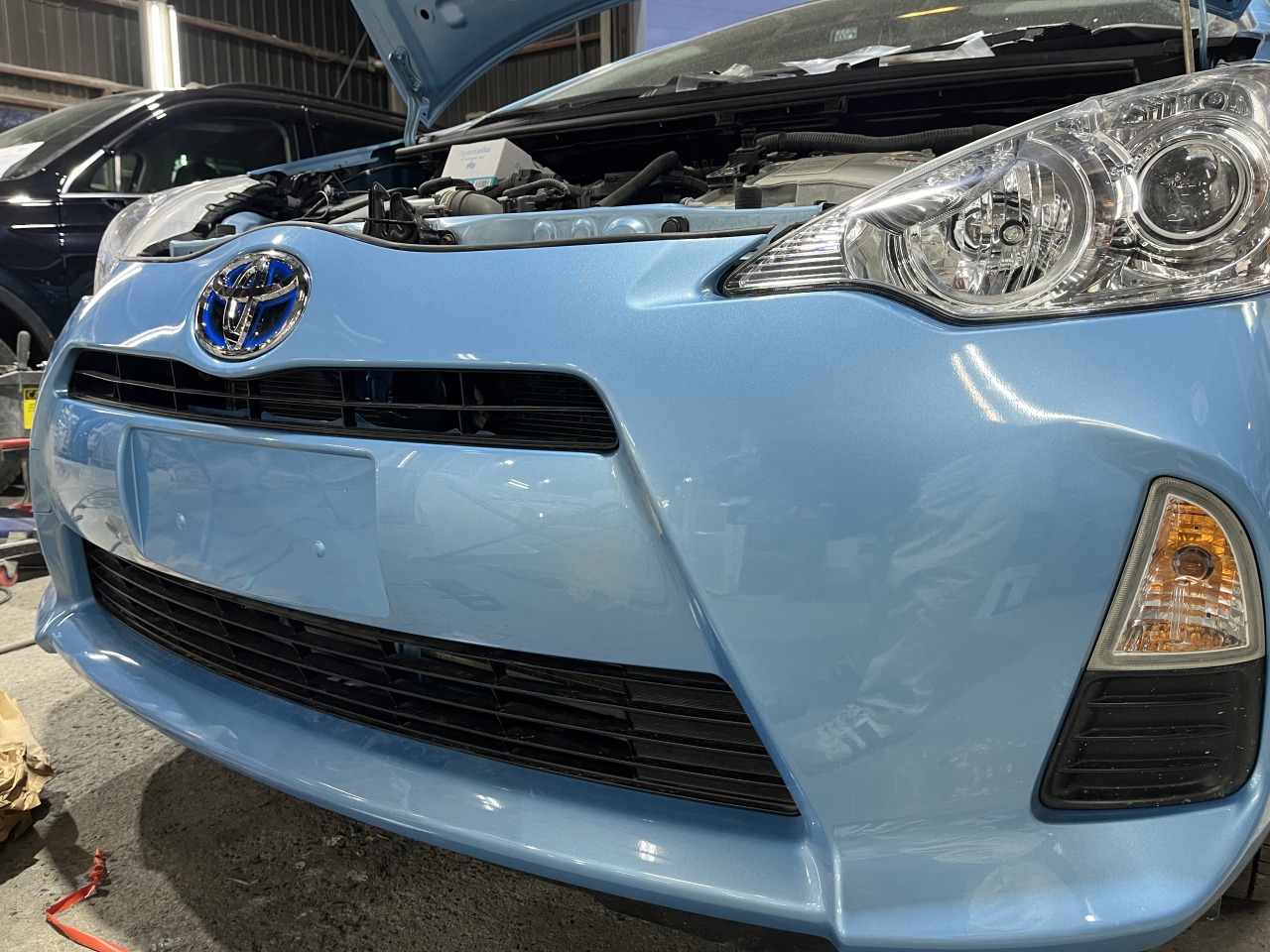 トヨタ アクア 前期 PRIUS-C 純正USリアバンパープロテクター USDM 