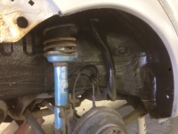 スバルR2 タイヤハウスのサビ修理完了！施工行程はこちら！