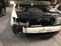 トヨタ20セルシオ単独事故！車両保険加入していたので保険修理可能‼︎