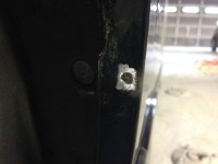ホンダライフ リヤフェンダーの錆を削ったら穴が！鉄板貼り溶接で修理！