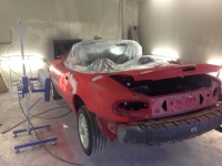 ユーノスロードスター オールペイント作業途中経過!板金補修中!