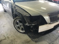 17マジェスタ 自動車保険は使わずに中古部品を使用した板金修理！