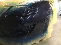 VWパサートワゴン 修理したバンパーを塗装！パーツを組み付けして完成！