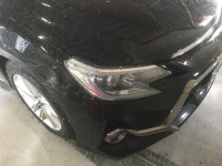 トヨタマークX フロントフェンダーベッコリ…凹み修理塗装！