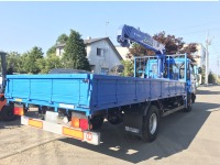 4トンユニックのガンメタ全塗装！荷台 アオリ塗装編！