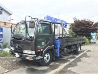 UDコンドル 4トンユニックのガンメタに全塗装！全工程終了！
