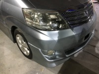 トヨタ10アルファード ヘッドライト黄ばみくすみ除去で古さを除去‼︎