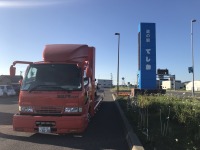 天塩方面で鹿にぶつかった！ラルフは天塩だろうとすぐに引取りに行きます！