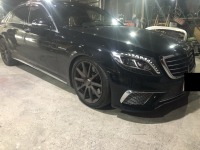 メルセデス・ベンツS63 AMG 4MATIC リヤバンパーに擦り傷修理入庫‼︎