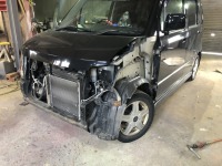 スズキ ワゴンR 事故で損傷した部品を交換して早期納車！！