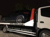 マツダCX5 交差点でエンジンストップ！保険会社に連絡！レンタカーを積んで緊急レッカー出動‼︎
