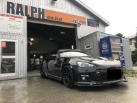 スバルBRZ ROWEN(ローウェン)のエアロ塗り分け塗装取り付け‼︎