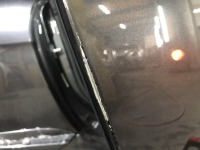 BMW6シリーズクーペ全塗装車のドア色欠けを調色タッチアップ補修